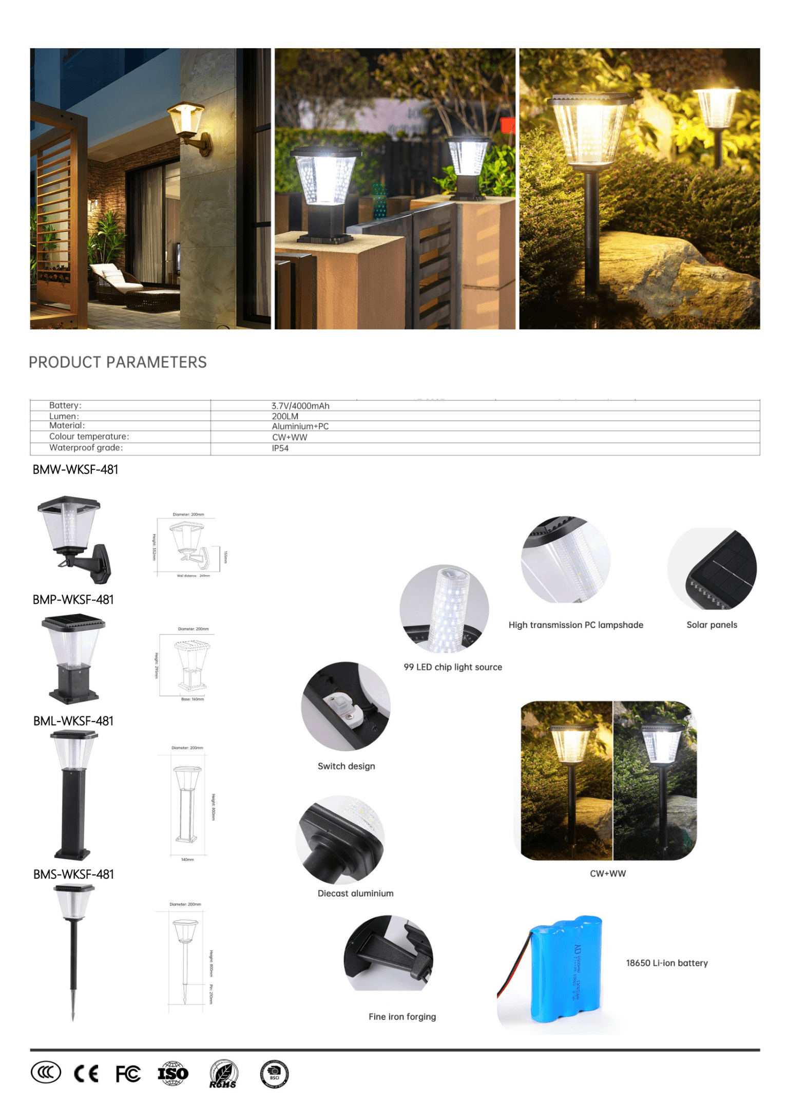 Универсальный светильник WKSF-481