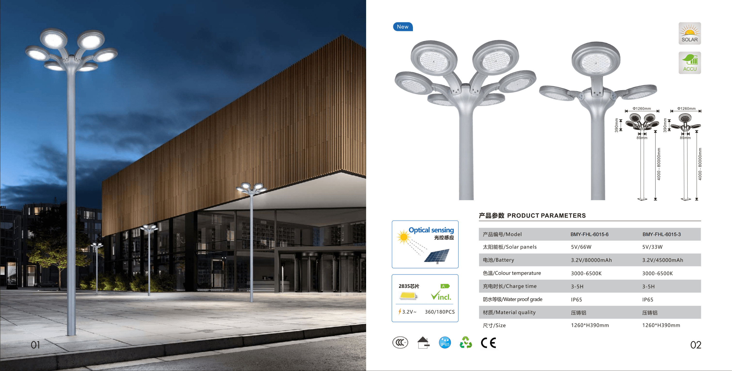 Цветочный фонарь FHL-6015